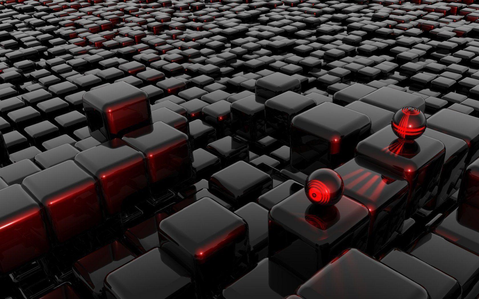 black cube HD 3D Wallpapers