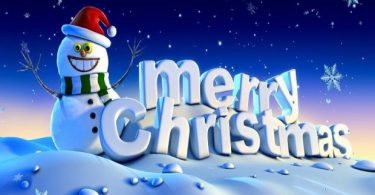 snowman 2021 Merry Christmas Wallpaper