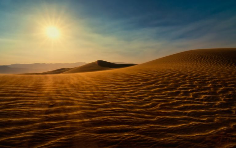 sundown natural HD Desert Wallpaper