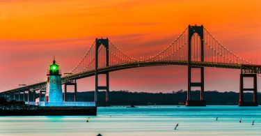 beautiful bridge Rhode Island Wallpaper