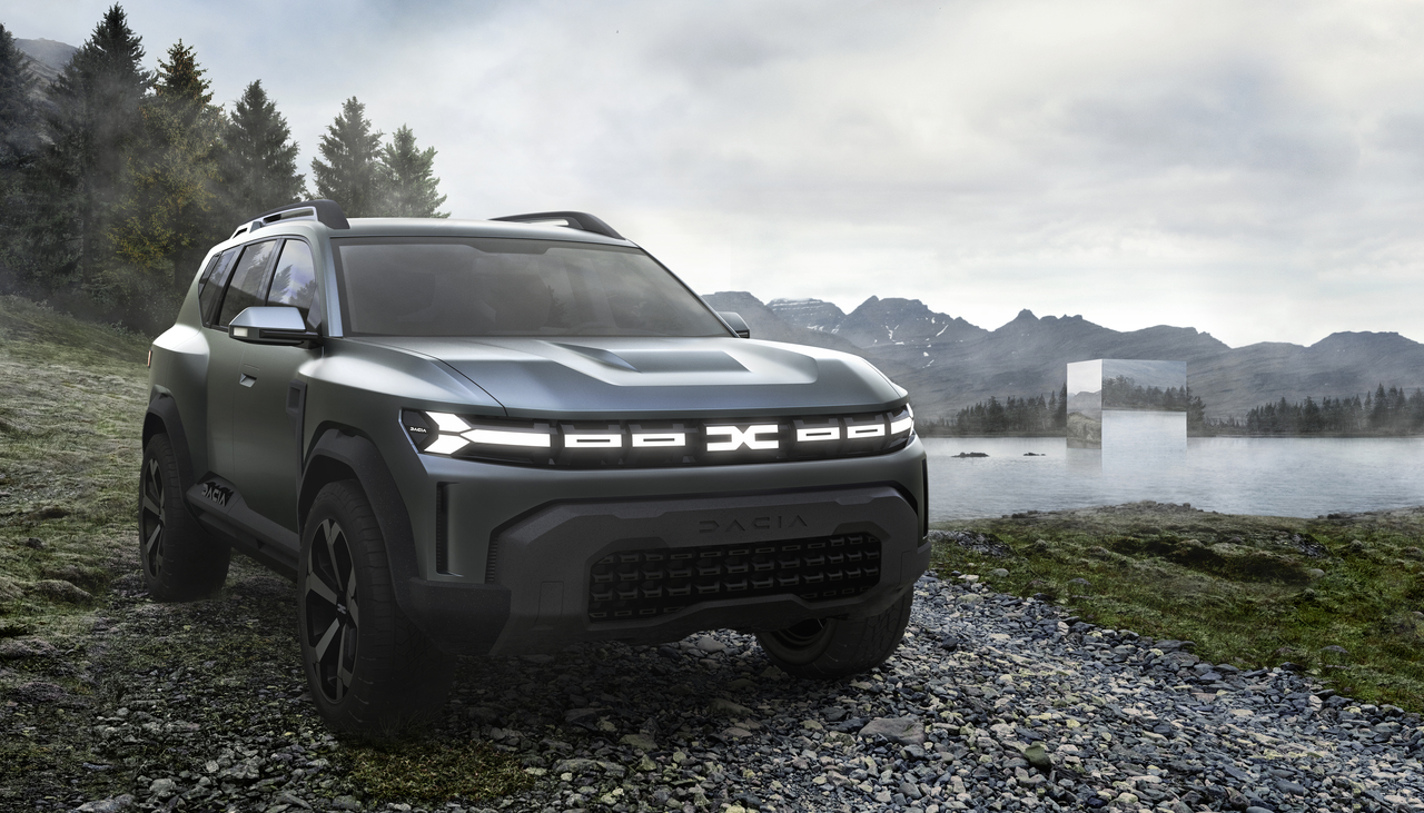 cloudy weather Dacia Bigster Concept 2021