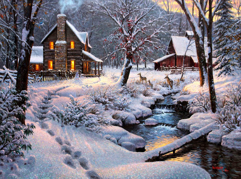lovely weather Cozy Winter Wallpaper