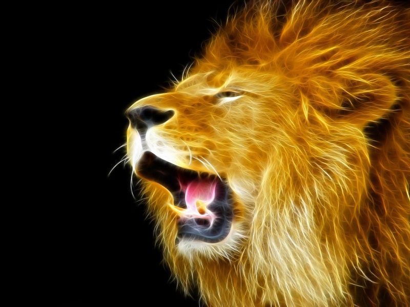 for mobile Roaring Lion Wallpaper
