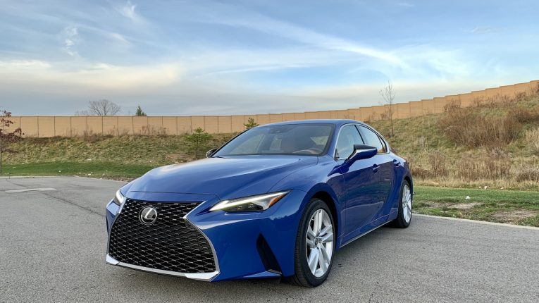 2021 blue Lexus IS 500 F SPORT Performance