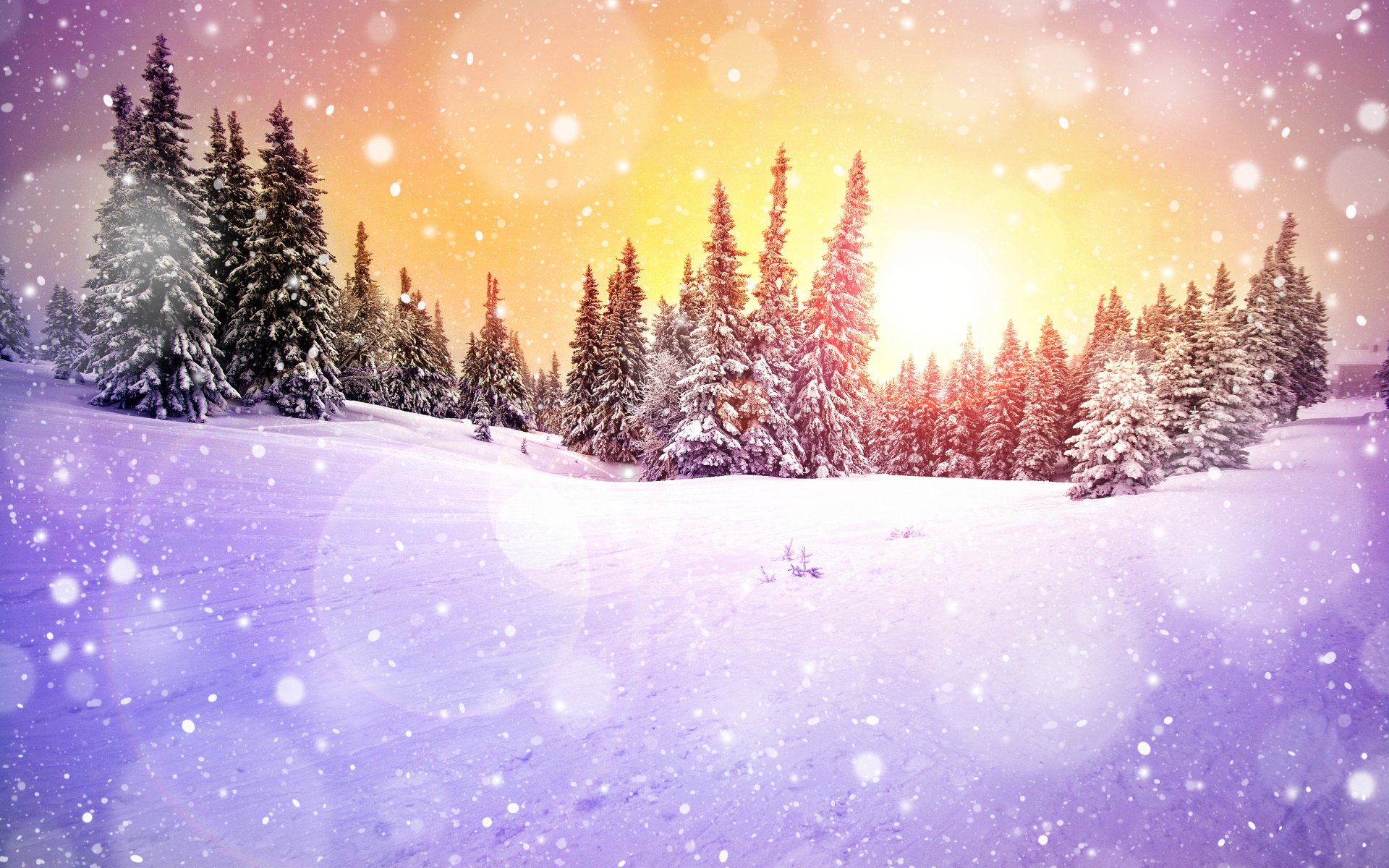 awesome HD Winter Background