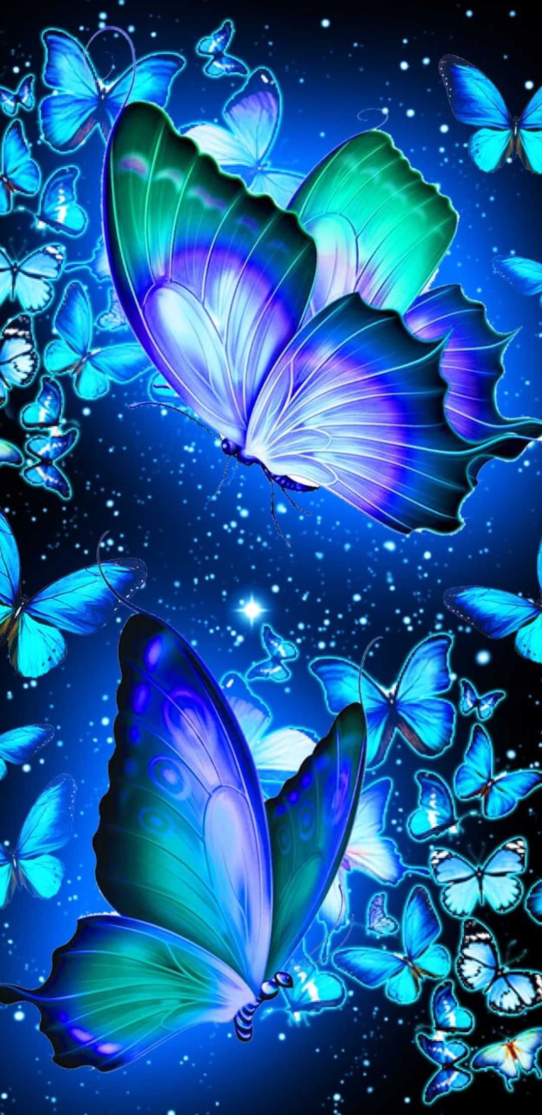 blue Butterfly Wallpaper