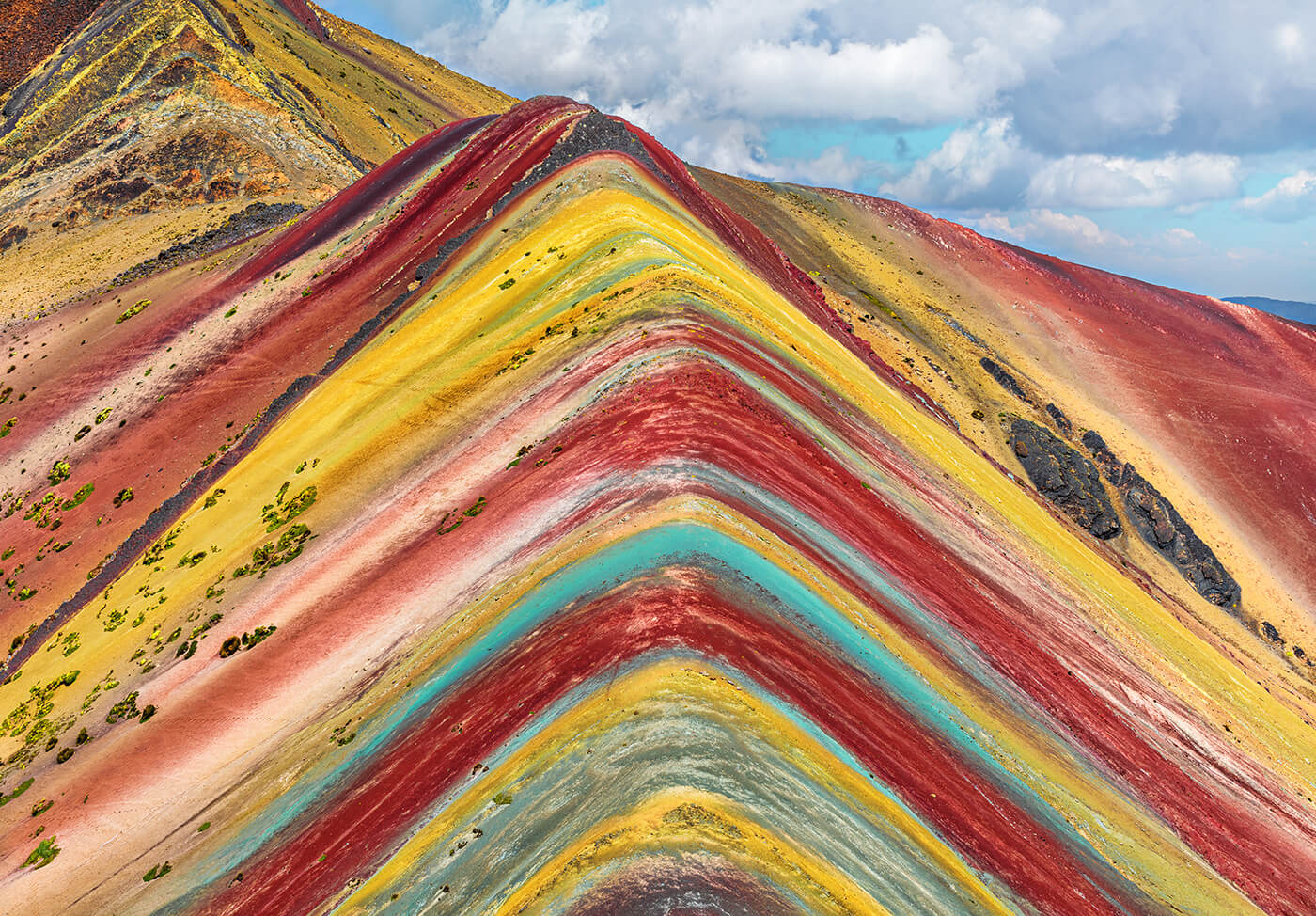 colorful Rainbow Mountains image