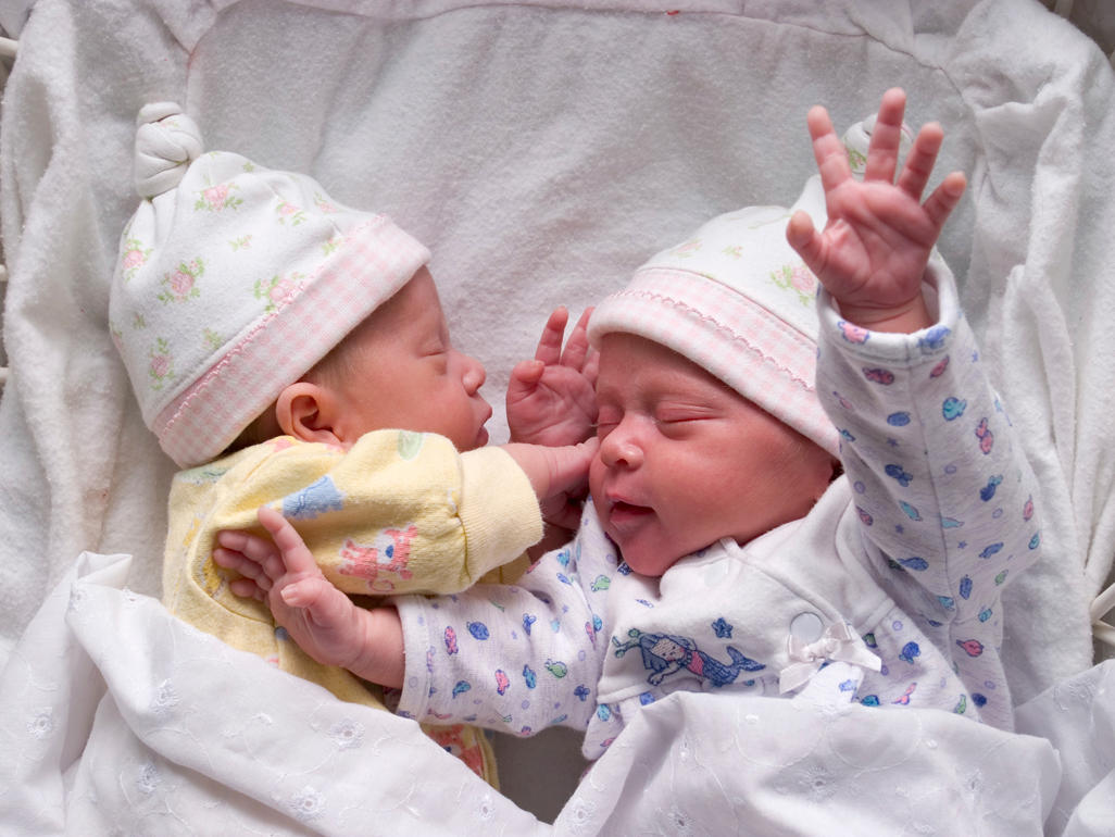 so cute Twins Babies image