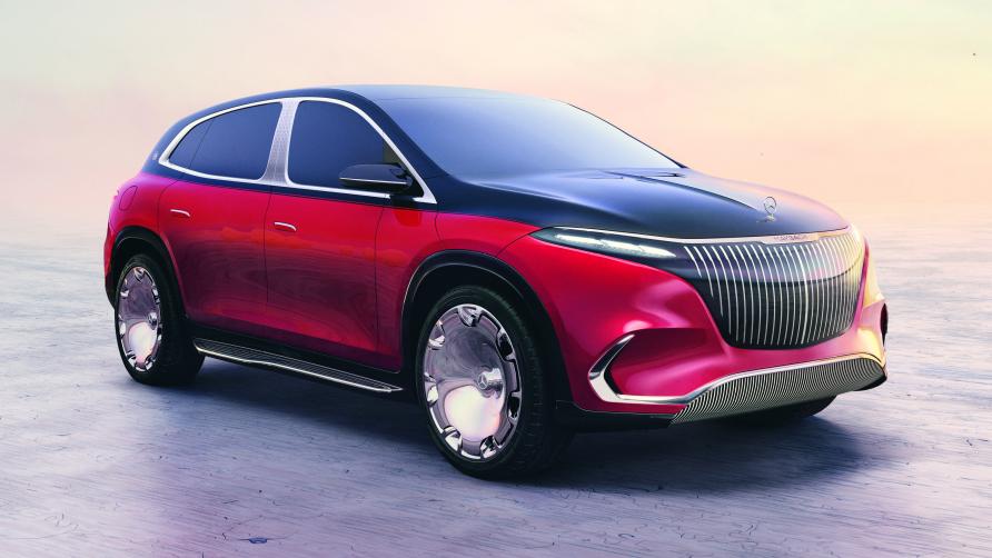 red car Mercedes-Maybach EQS image