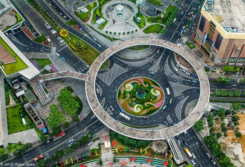 amazing Flyover Bridge of Shanghai