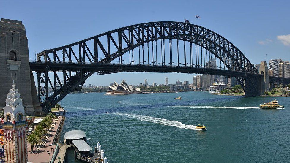 widescreen Sydney Harbour Bridge image