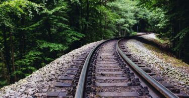 autum Railway Track Wallpaper