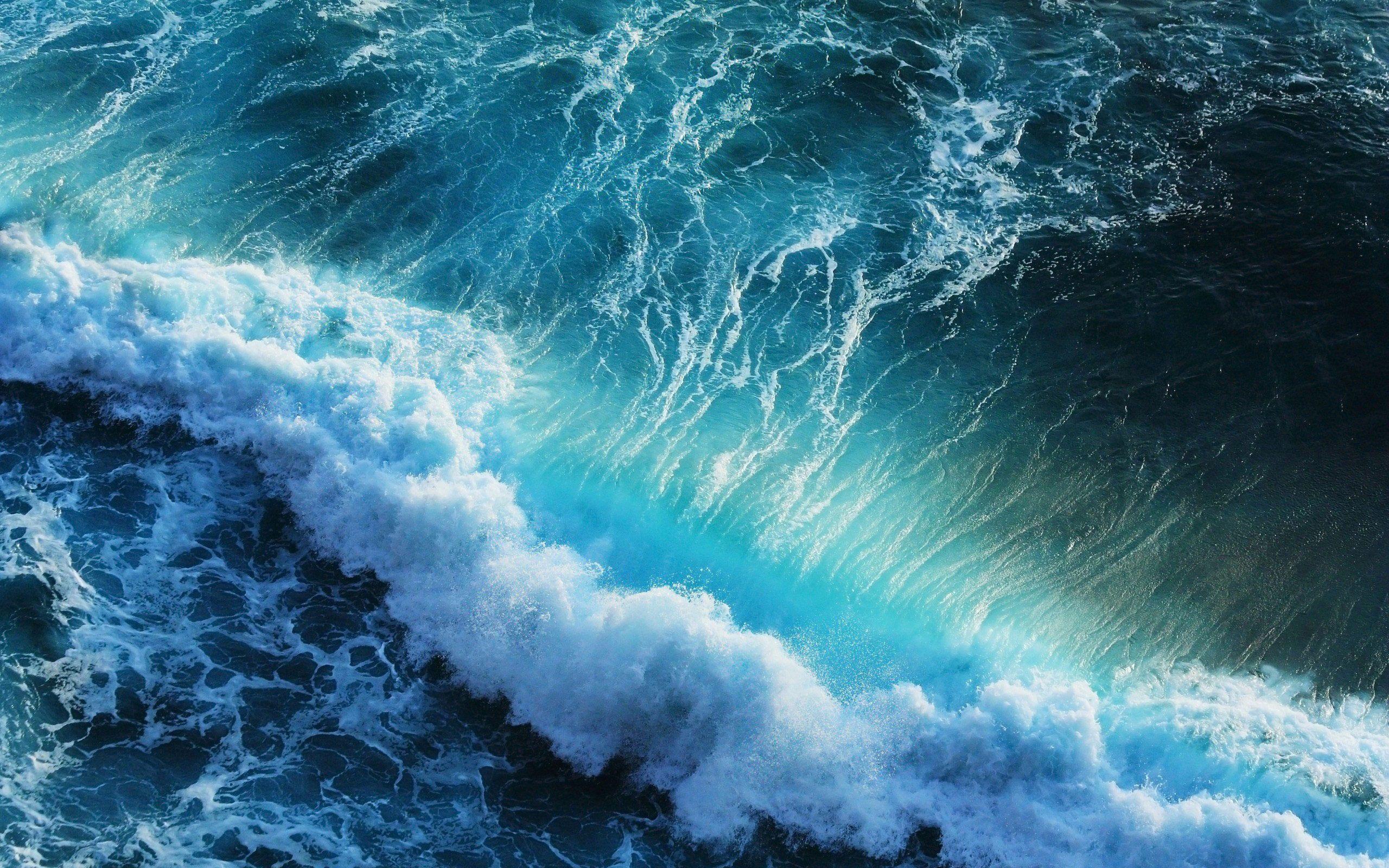 cool natural Ocean Waves Wallpaper
