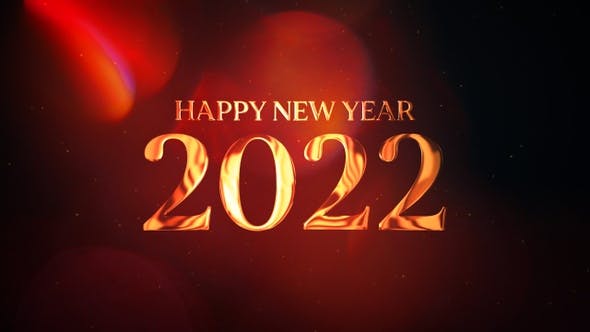 fire art Happy New Year 2022