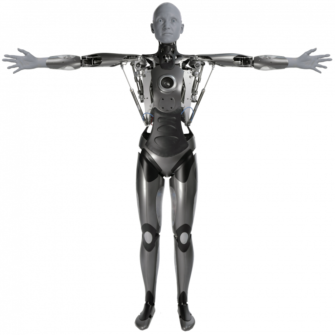 3d Ameca Humanoid Robot image