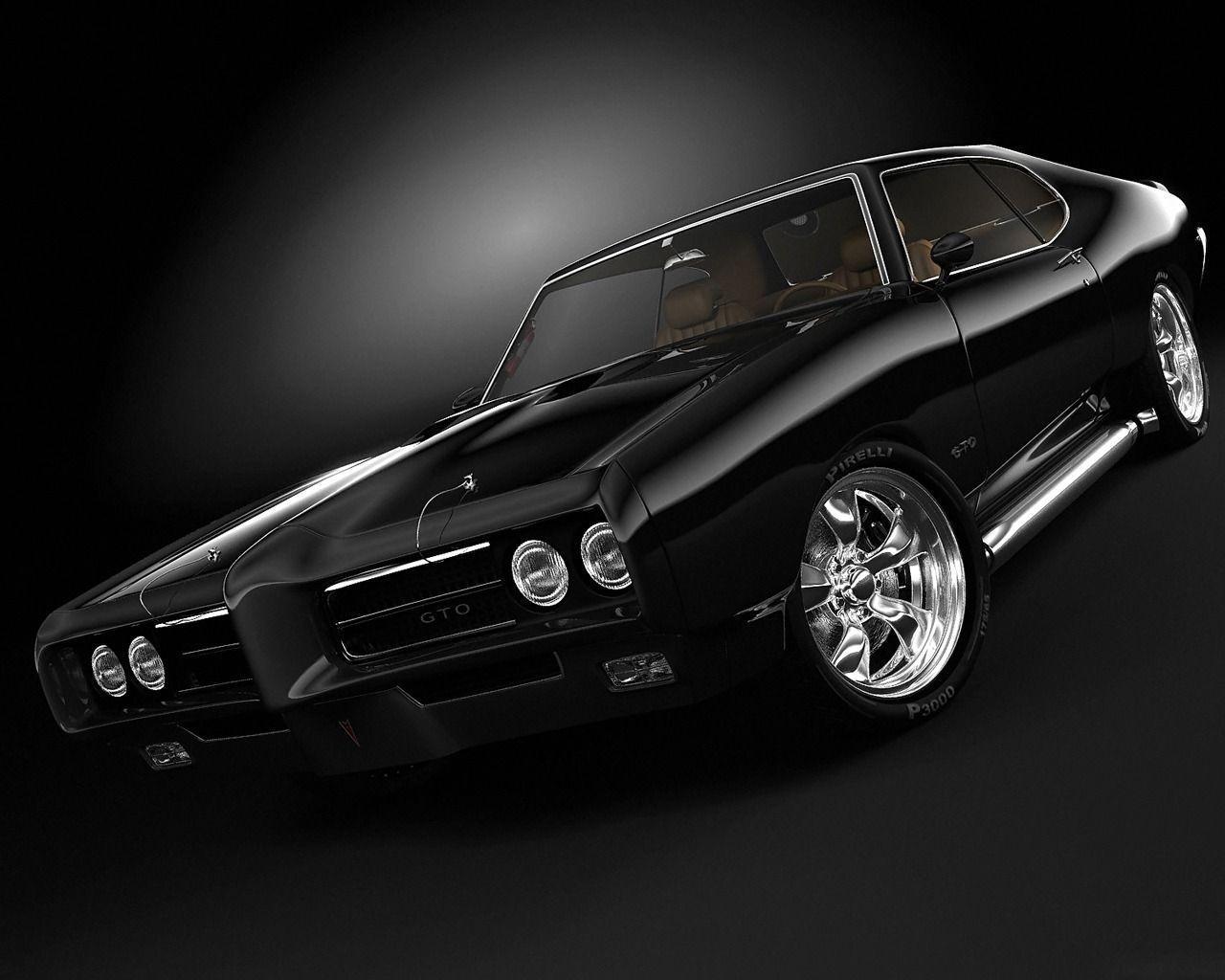 free Classic Muscle Car Wallpaper