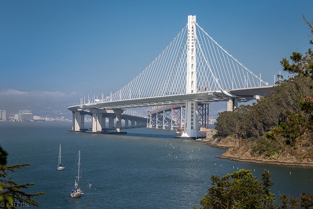 lovely view Oakland Bay Bridge image