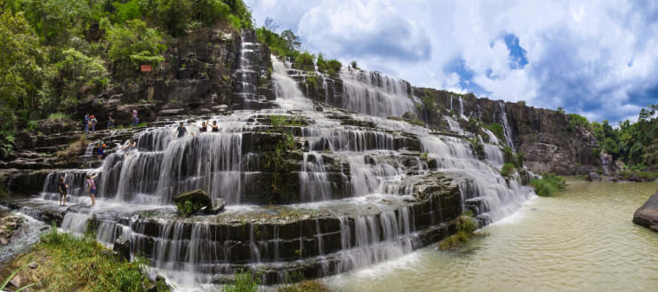 beautiful Pongour Waterfall image