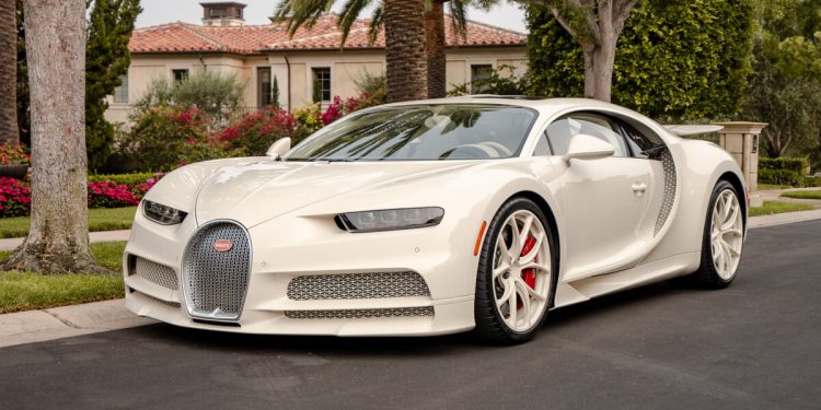 white Bugatti Chiron image