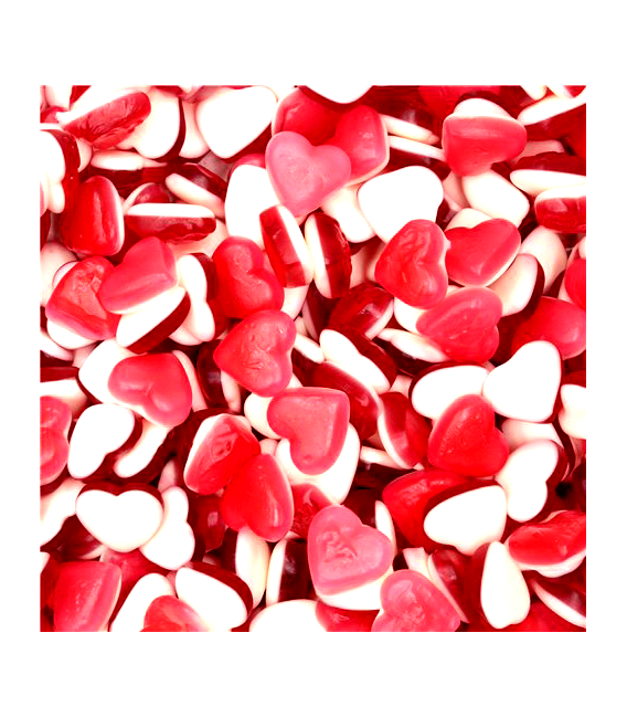 strawberry hearts wallpaper