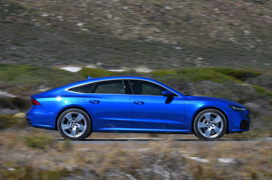 blue hd Audi A7L 55 image