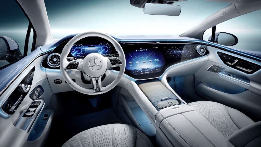 super interior Mercedes-Benz EQE 350 Electric Art Line